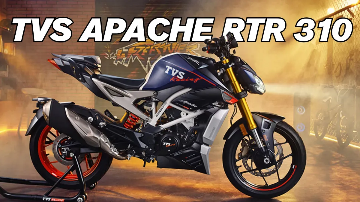 TVS Apache RTR 310 Launched in India at ₹2.43 Lakh: Pure Performance, No Compromise