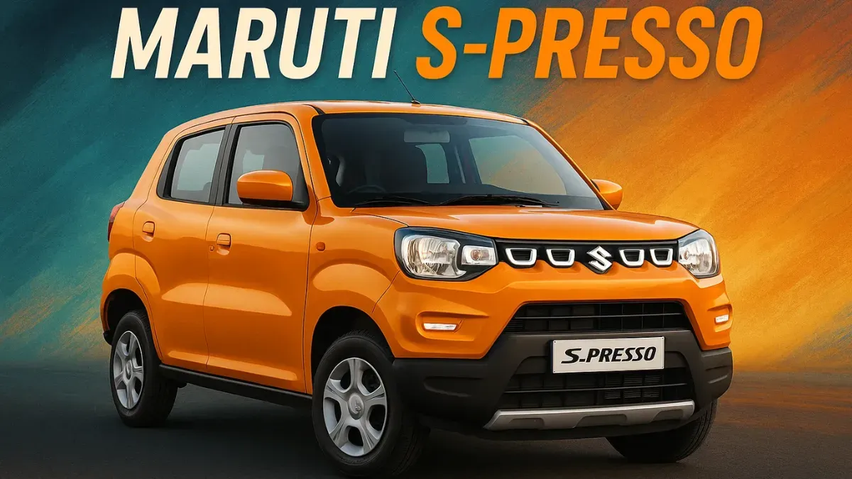 Maruti S-Presso 2025: Starts at ₹4.26 Lakh – A Budget-Friendly Mini SUV with Big City Attitude