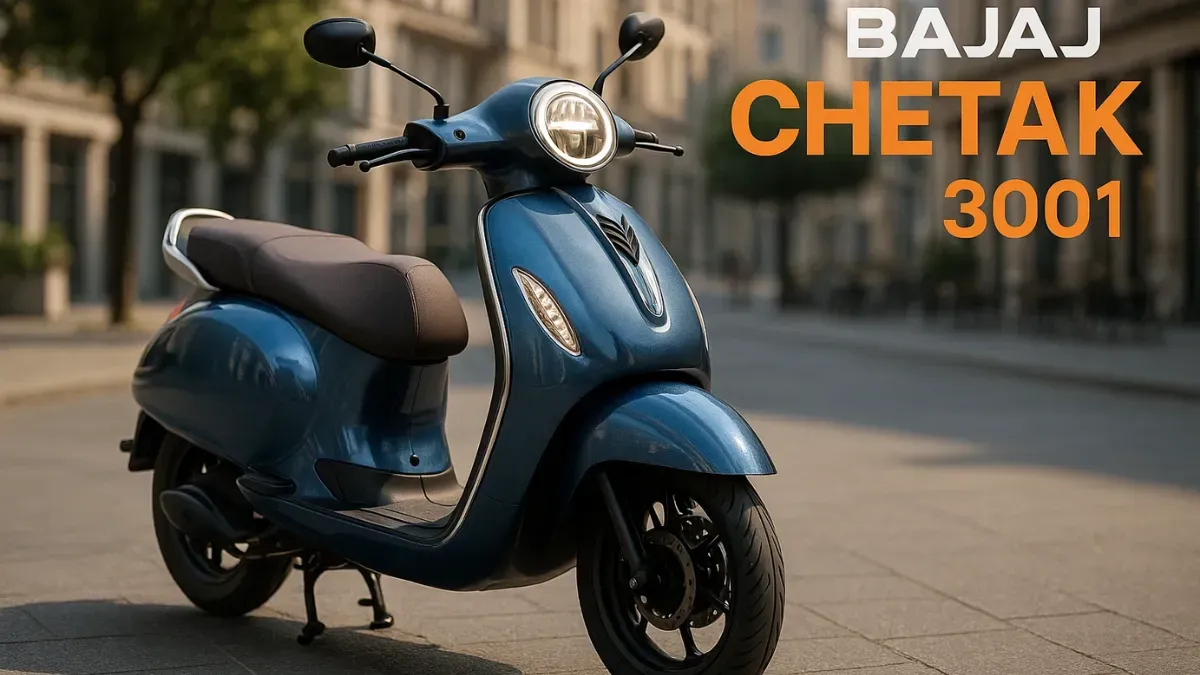 Bajaj Chetak 3001: A Stylish and Powerful Electric Scooter for the Modern Commute