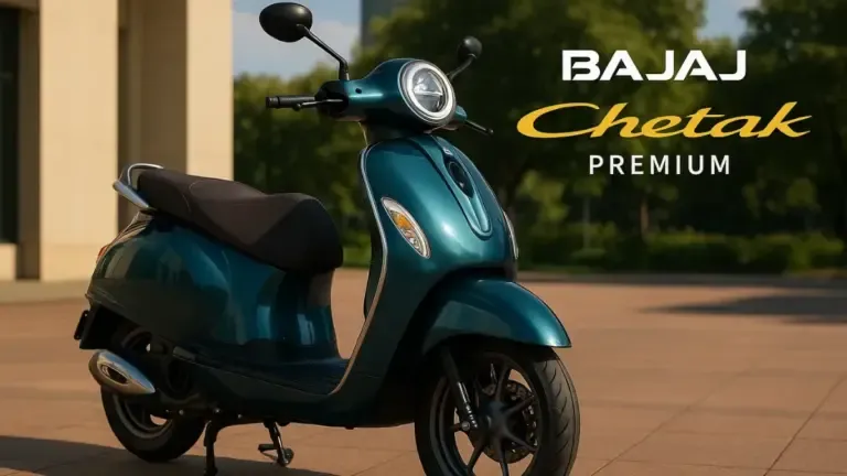 Bajaj Chetak Premium A Stylish Electric Scooter Blending Heritage with Modern Innovation