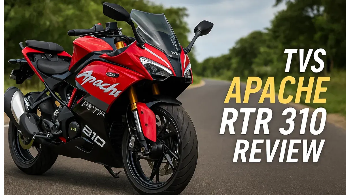 TVS Apache RTR 310 Review: A Streetfighter Packed with Power, Style, and Advanced Features