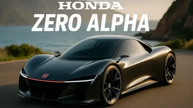 Honda Zero Alpha: A Futuristic Electric Concept Designed for the Next Generation of Mobility