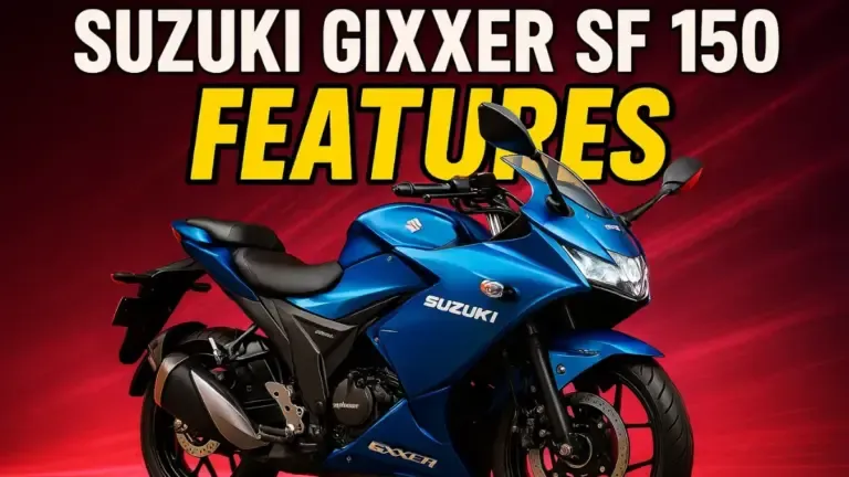Suzuki Gixxer SF 150 Features: Sporty Design, Smart Tech & Everyday Ease