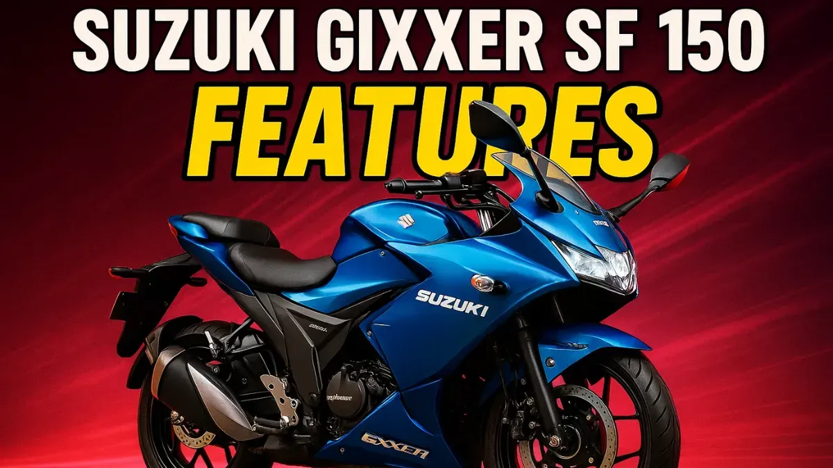 Suzuki Gixxer SF 150 Features: Sporty Design, Smart Tech & Everyday Ease