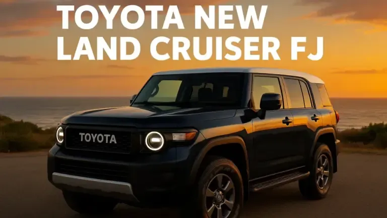 Toyota New Land Cruiser FJ : Classic Ruggedness with a Modern Soul
