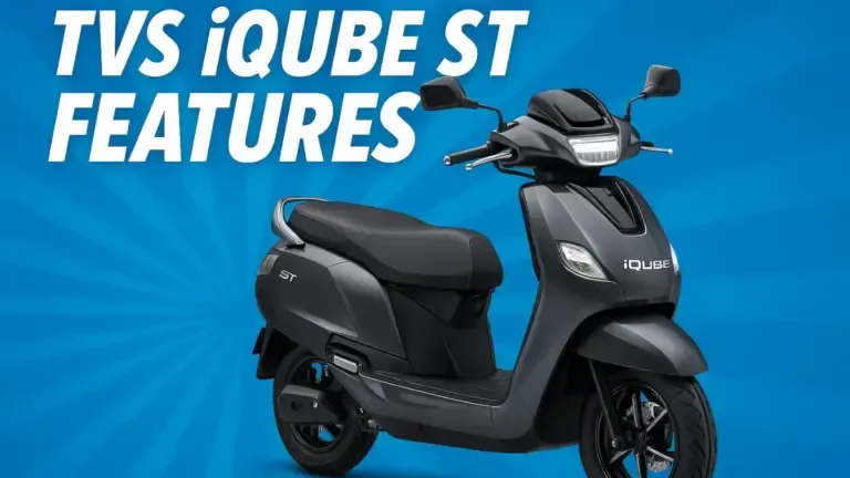 TVS iQube ST Features: Smart, Spacious & City-Ready Electric Scooter