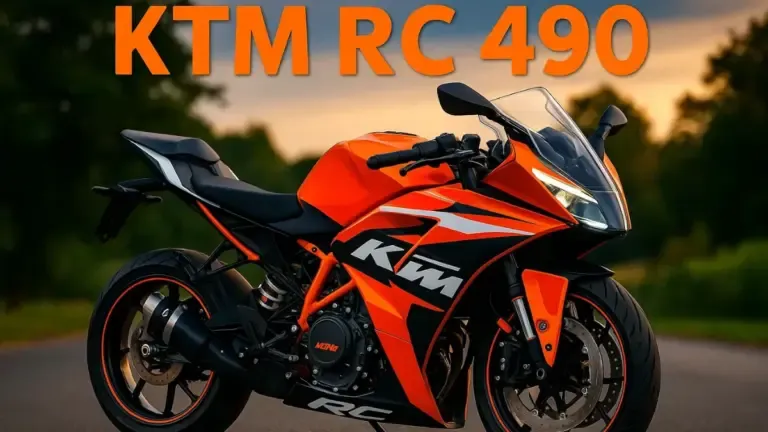KTM RC 490: A High-Performance Sport Machine Built for Pure Speed and Precision