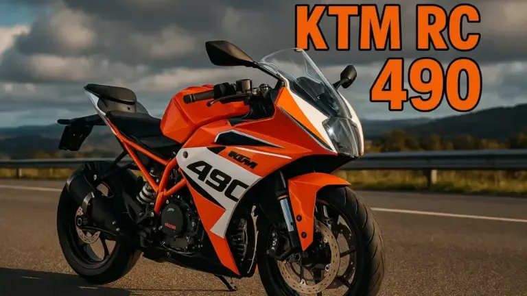 KTM RC 490 : Aggressive Design, Lightweight Chassis and High-Performance Sports Experience