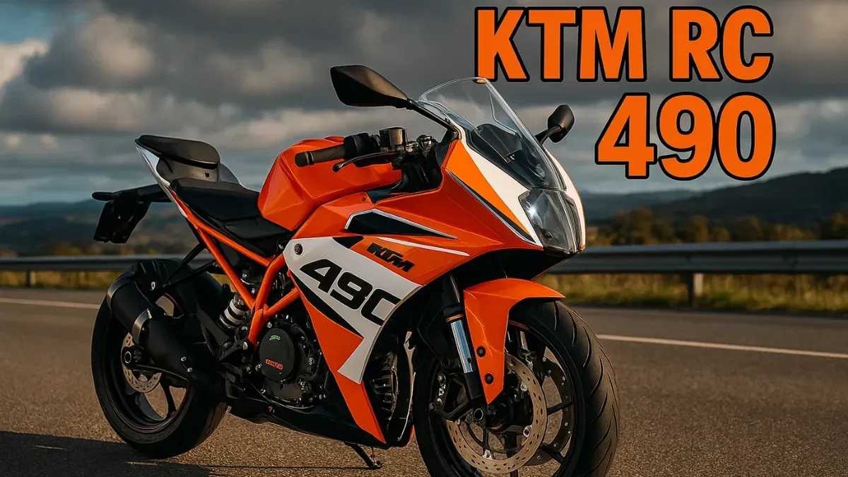 KTM RC 490 : Aggressive Design, Lightweight Chassis and High-Performance Sports Experience